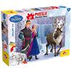 Liscianigiochi Lisciani Giochi- Frozen The Iceland Disney Princess Puzzle Doppia Faccia, 60 Pezzi, Multicolore, 49295