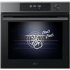 LG Forno InstaView 76L Air Fry, Air Sous Vide, Pizza, EasyClean, Pirolisi, Guide telescopiche, Wi-Fi Nero Classe A+