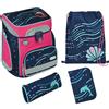 Scooli - Set di zaini per la scuola Easy Fit - Set di più pezzi - Tornister - Ergonomico - Scuola elementare - per bambini dai 6 anni, Colore: rosa., 36,5 x 33 x 29 cm