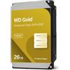 Western Digital Gold WD261KRYZ disco rigido interno 26 TB 7200 Giri/min 512 MB 3.5" Serial ATA III [WD261KRYZ]