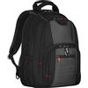 WENGER Zaino Porta PC Pillar con Tasca per Tablet, Notebook 16", Tablet 10", 25 l, Uomo Donna, Ufficio Viaggi di Lavoro Università, Nero/Grigio, 600633