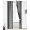 Farfallarossa Erlinda - Tende Oscurante in Tessuto Spesso Tecnico con Riflessi Argentati PV-N138 Grigio / 1PZ 140x280CM
