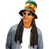 W WIDMANN MILANO Party Fashion - Cilindro da Rastafari con dreadlocks