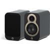 Q ACOUSTICS 3010c SATIN BLACK COPPIA DIFFUSORI BOOKSHELF NUOVI