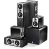 Q ACOUSTICS CONCEPT 50 5.1 BLACK HIGH GLOSS NUOVO