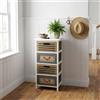 MIlani Home RAVI - mobiletto in legno con cassetti