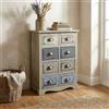 MIlani Home KEIRA - mobiletto in legno con cassetti