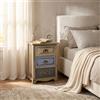 MIlani Home KEIRA - mobiletto in legno con cassetti