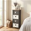 MIlani Home GENESIS - mobiletto in legno con cassetti