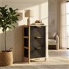 Milani Home LEXIS - mobiletto in legno con cassetti