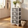 MIlani Home POPPY - mobiletto in legno con cassetti