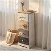 MIlani Home SEVEN - mobiletto in legno con cassetti