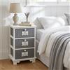 Milani Home POPPY - mobiletto in legno con cassetti