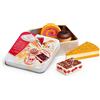 Erzi 13105, Negozio di Alimentari in Legno, 9 x 9 x 2,8 cm, Multicolore