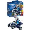 PLAYMOBIL City Action 71092 Police Quad with Pullback Motor, Toy for Children Ages 4+