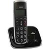 Brondi Bravo Gold Telefono Cordless, Nero