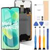 ARSSLY Schermo per Huawei Mate 20 HMA-L29 LCD Display Touch Digitizer Parti di Ricambio di Riparazione con Strumenti(Nero Supporta l'impronta Digitale)