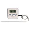 COOK CONCEPT Termometro con Sonda/Timer, Rosso/Nero/Bianco/Verde