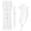 Funmo 2 in 1 Wii Controller remoto con controller Nunchuck Wii per Wii e Wii U con Custodia in Silicone e Cinturino da Polso
