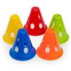 Famgee Coni da slalom antivento in plastica da 3 pollici Coni da pattinaggio a rulli in linea Coppa di mucchio ostacoli Blocchi stradali Set per pattinaggio pratica calcio sport agilità allenamento