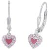 Prinzessin Lillifee Orecchini a cerchio per bambine in argento Sterling 925, con zirconi sintetici, forniti in una confezione regalo per gioielli