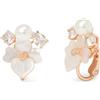 Kate Spade New York Orecchino Precious Pansy Bianco Multi, Taglia Unica