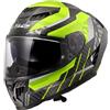 Ls2 Casco Moto Integrale LS2 FF807 DRAGON TRAX Giallo Fluo