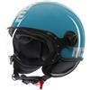 Momo design Casco Moto Jet Momo Design FGTR CLASSIC Candy Lake Blu Bianc
