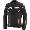 Ixon Giubbotto Moto Ixon STRIKER 2 Nero Bianco Rosso