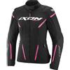 Ixon Giubbotto Moto Donna Ixon STRIKER 2 LADY Nero Rosa Vivo