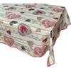 GX GARGIX GARGIX Tovaglia Plastificata Antimacchia Pvc Rettangolare Rotonda 6 12 Posti stampata (PVC-5, 120X220)