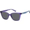 POLAROID KIDS PLD 8062/S Occhiali, Viola, 48/15/130 Unisex-Bambini e Ragazzi