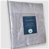 Welldry Lenzuola completo matrimoniale in raso Avanguardia grigio