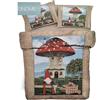 Zambaiti COPRIPIUMINI NATALIZI - Set copripiumino GNOMI
