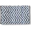 BenasciuttiCasa Tappeto arredo multiuso 50x80 antiscivolo zig-zag bluette