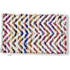 BenasciuttiCasa Tappeto arredo multiuso 50x80 antiscivolo zig-zag multicolore