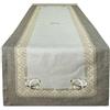 Borbonese Runner in cotone 50x150 cm Borbonese Foulard marrone