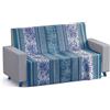Novia Telo Arredo Foulard Copritutto Copridivano Mumbai orientale blu