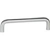 DESIGN-MAT Manico per mobili in acciaio inox U-line interasse 96 mm