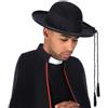 Cappello prete in feltro (tg.adulto)