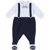 Chicco, Tutina Neonato, in Morbido e Leggero Cotone, con Comoda Apertura sulla Schiena, Ideale per la Primavera e l'Autunno, Designed in Italy, Abbigliamento Neonato 0-24 Mesi