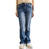Cecil Style Toronto 1-Knopf 59 Jeans Bootcut, Mid Blue Wash, 31W x 32L Donna
