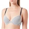 Calvin Klein Reggiseno Push-up Donna con Ferretto, Grigio (Grey Heather), 75B (34B)