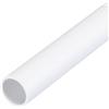 QUARKZMAN Tubo Rigido Rotondo in PVC 10mm ID 12mm(1/2) OD 350mm Bianco ad Alta Resistenza per Tubi d'Acqua Artigianato Guaina per Cavi