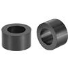 sourcing map - Rondella distanziale rotonda in ABS, 5.4 mm, ID 9 mm, diametro 5 mm, lunghezza non filettata, per viti M5, colore nero, 250 pezzi, montaggio a parete, presa Pegboard