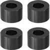PATIKIL Spacer Alluminio M8 4pz Spaziatori Metallici Alluminio 8,2 Mm ID x 16 Mm OD x 10 Mm L Vite Distanziale Alluminio Distanziatore Rotondo per Bulloni a Vite 1/3 o M8 Nero