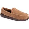 MUK LUKS Faux Suede Moccasin, Pantofole Uomo, Cammello, Medium