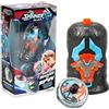 Bizak Spinner Mad 2 Shake, Trottola singola con meccanismo avanzato, Dark Bull, giocattolo da battaglia per bambini e ragazze, +5 anni, 6 stili diversi da collezionare, (62006323-6)