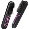 LOPHE Piastra per Capelli, Senza Fili Piastra Lisciante Riscaldamento Rapido, Piastra Capelli Spazzola con Display LCD, 4 Temperature 160°C-220°C per Capelli Lisci, Ricci e Mossi(Nero, C)