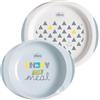 ARTSANA Chicco Set Piatti 12m+ Piatto Fondo e Piatto Piano Colore Multicolore